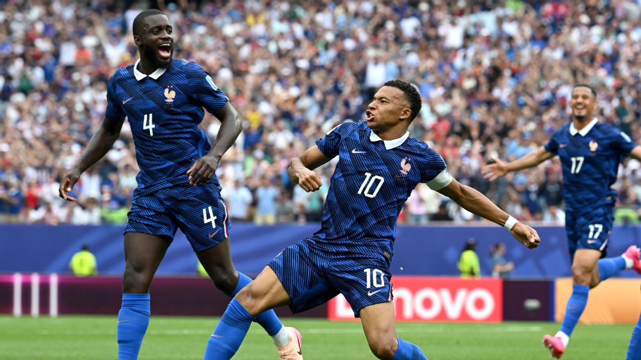 姆巴佩世界杯16球100场里程碑,法国头牌继续冲击纪录